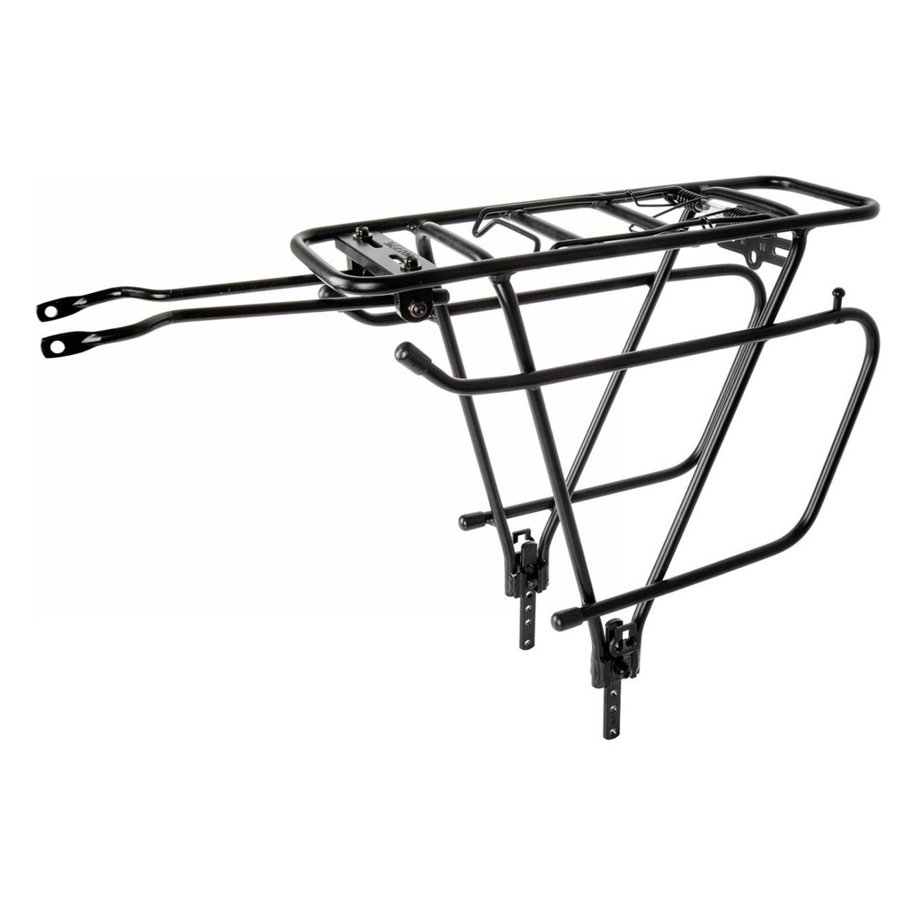 Adjustable Black Aluminum Bike Rack Traveller High 24-29' with Universal Kit - 1