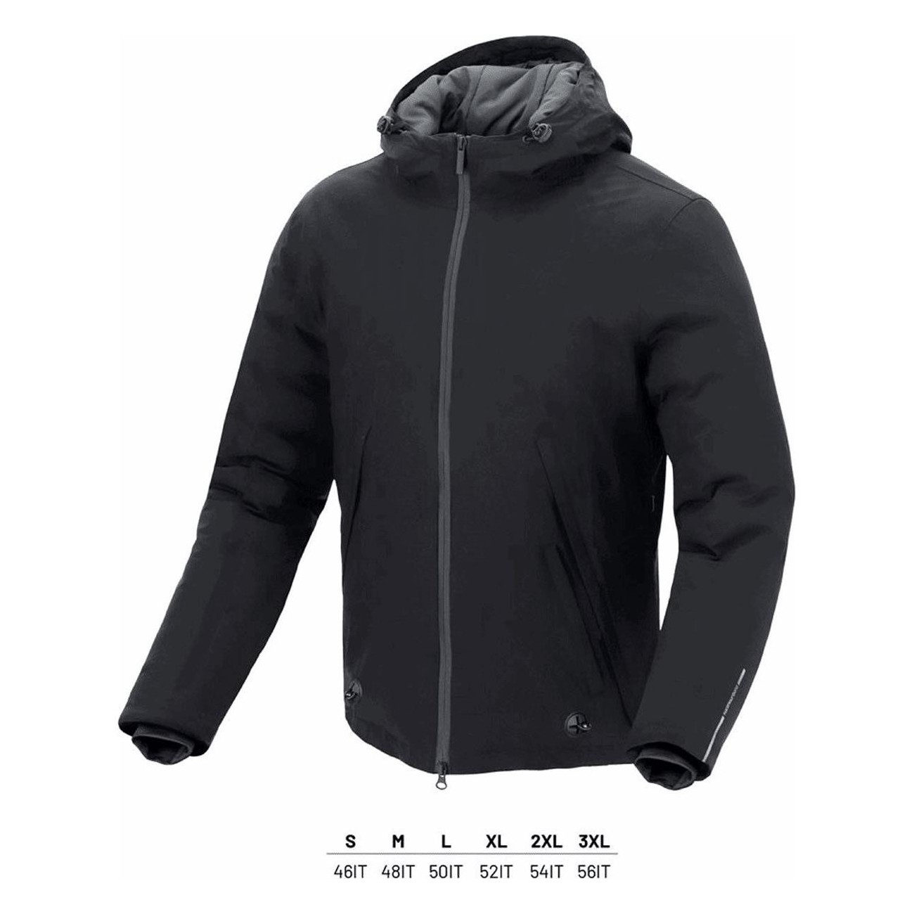 Chaqueta Térmica Magic Shelter Negra Impermeable Talla M - Versátil y Transformable en Capa - 1