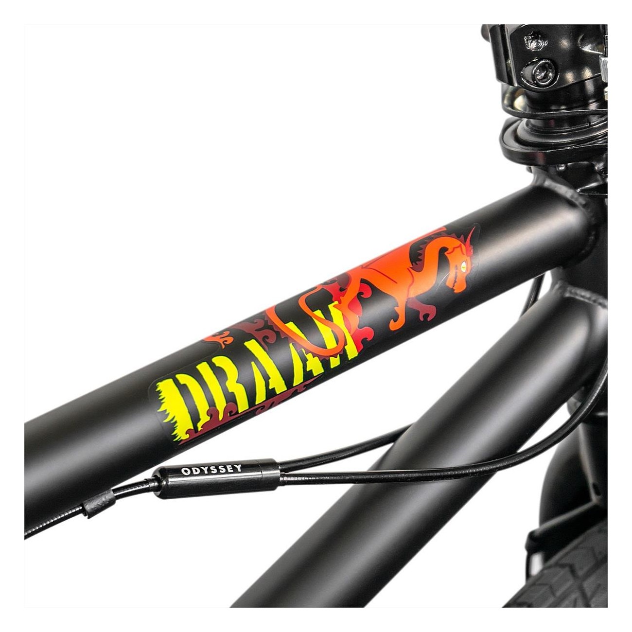 Bicicletta BMX SIBMX FS-1 Draak Nero Opaco con Sistema Rotore Odyssey G3 e Picchetti - 6 - Bmx - 4026465026511