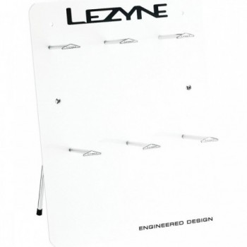 Expositor Universal Lezyne para Mesa o Pared con 6 Ganchos de Aluminio - 1