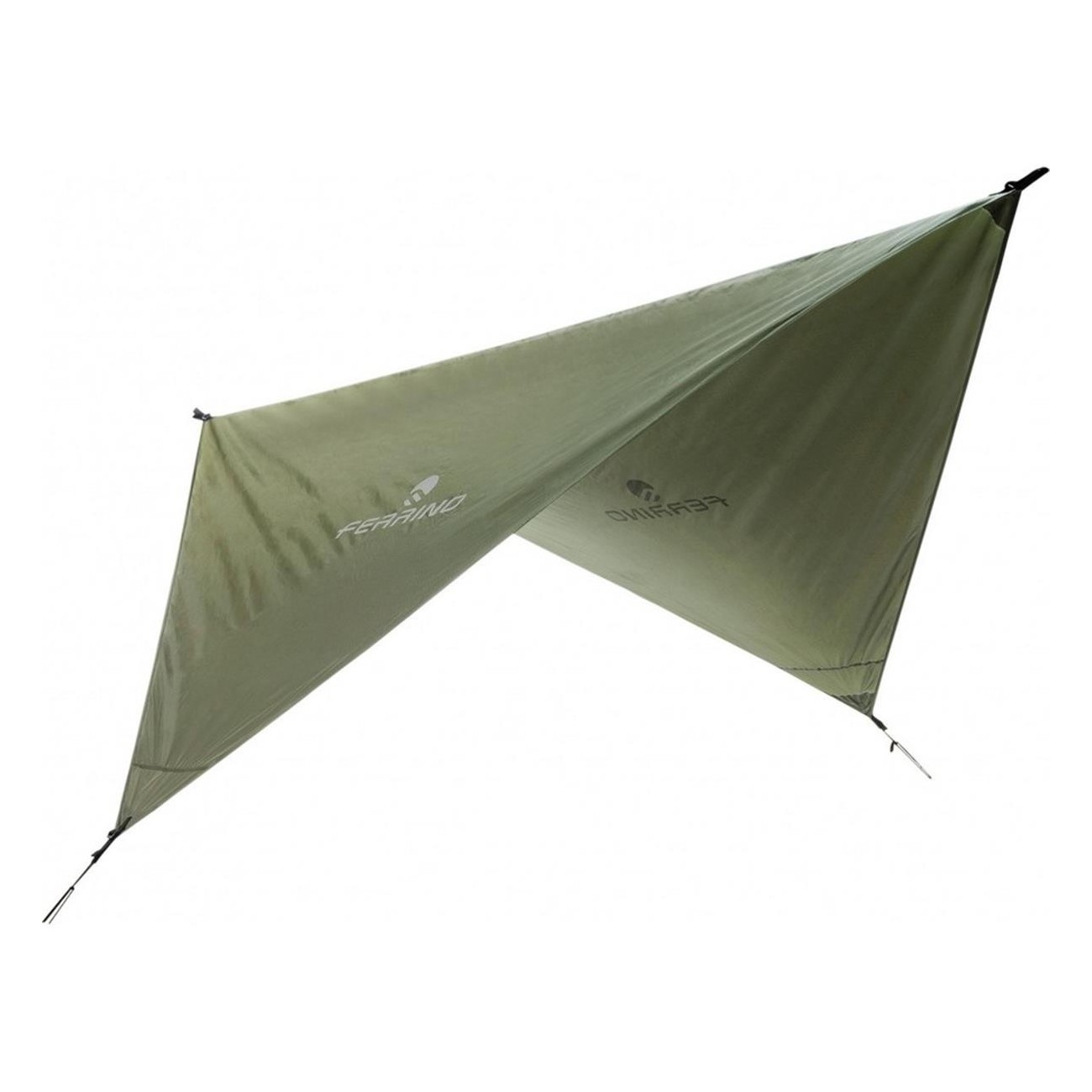 Telo antipioggia 240x240 cm verde oliva trekking - 1 - Altro - 8014044897306