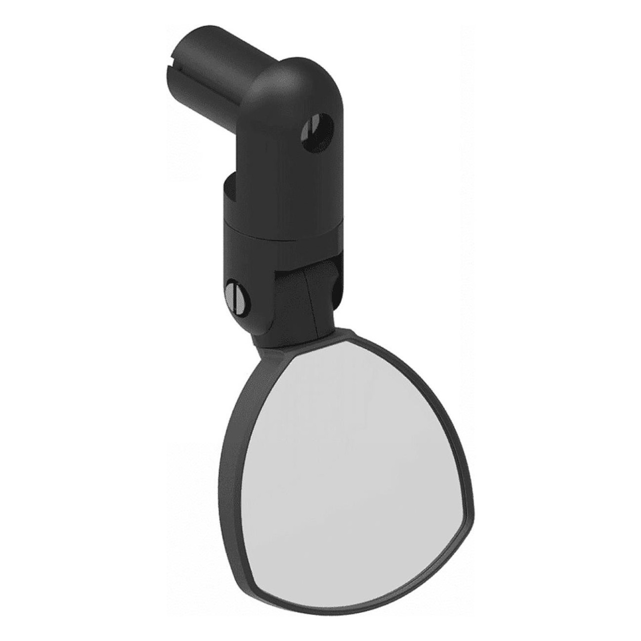 Miroir de vélo ambidextre pour guidons 16-22 mm, surface 25 cm², ABS - 1