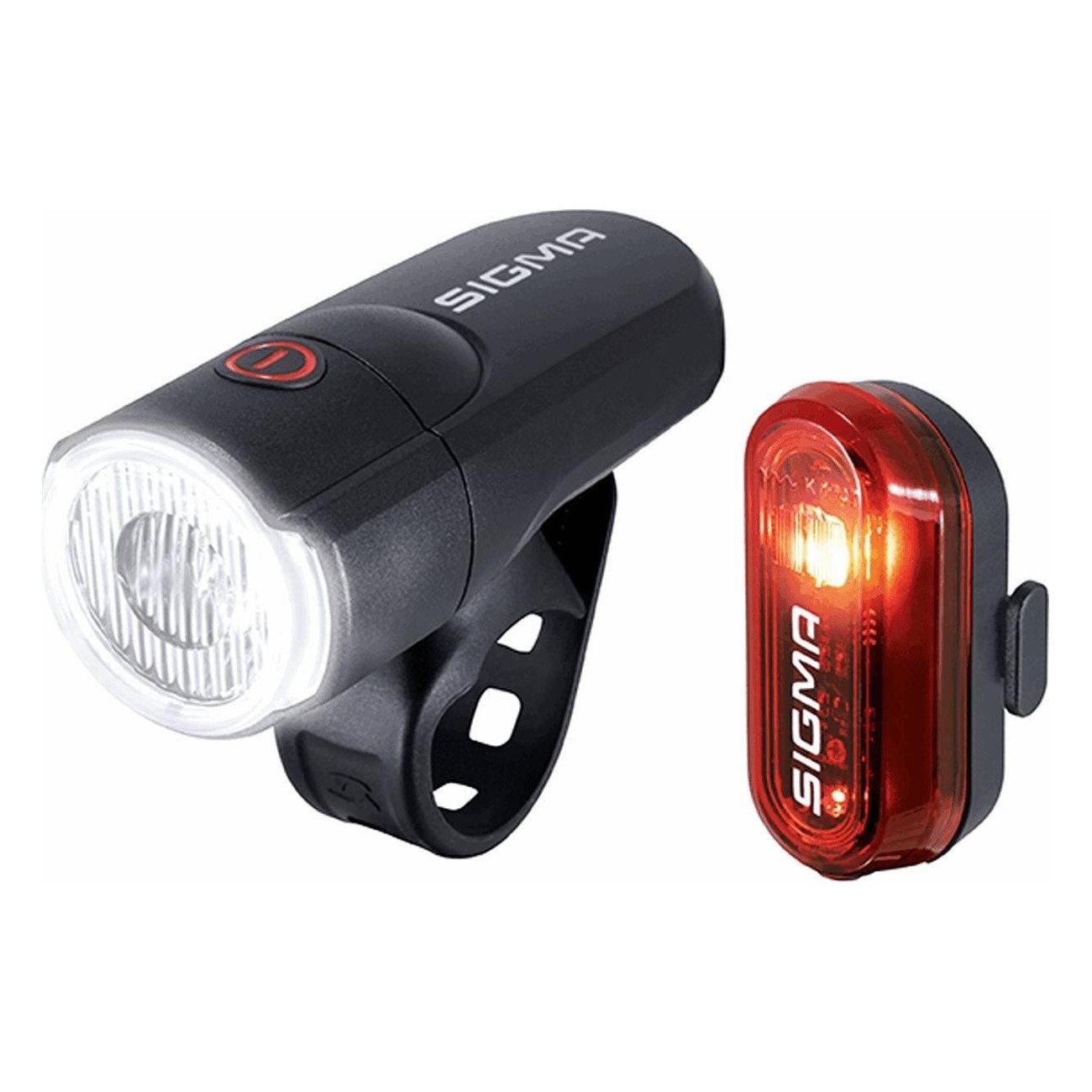 Kit de luces para bicicleta delantera y trasera Luce Aura 30 - 1