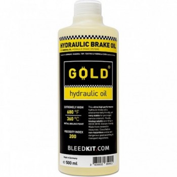 Aceite Mineral Gold 500 ml - Alta Calidad para Frenos, Ecológico, Viscosidad 200 - 1