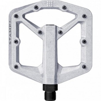 Pédales Flat Crankbrothers Stamp 2 Small Brut 2020 - Idéales pour Freeride, Enduro, Trail, Downhill et All Mountain - 1