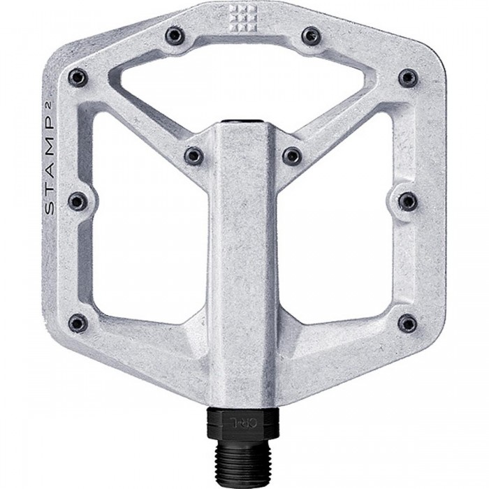 Pedales Flat Crankbrothers Stamp 2 Pequeño Crudo 2020 - Ideales para Freeride, Enduro, Trail, Downhill y All Mountain - 1