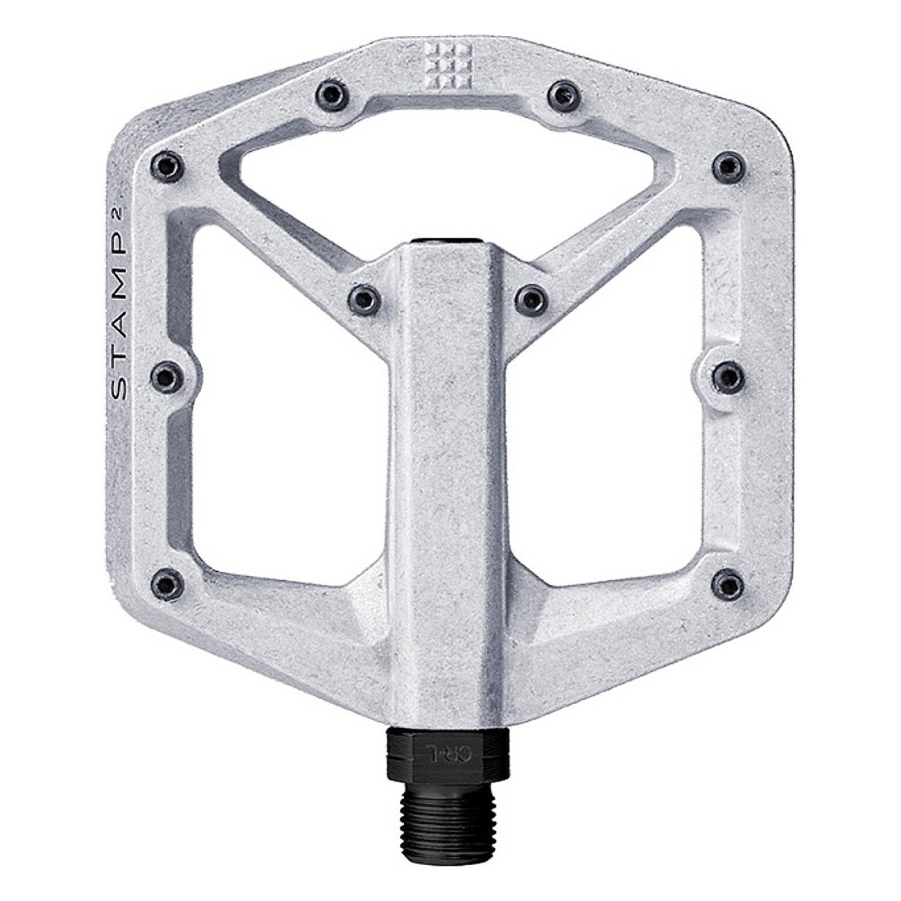 Pedales Flat Crankbrothers Stamp 2 Pequeño Crudo 2020 - Ideales para Freeride, Enduro, Trail, Downhill y All Mountain - 1