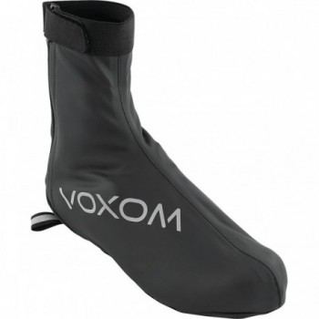 XXXL Bike Shoe Covers in PU with Fleece Lining, Wind and Water Resistant, Black - 2