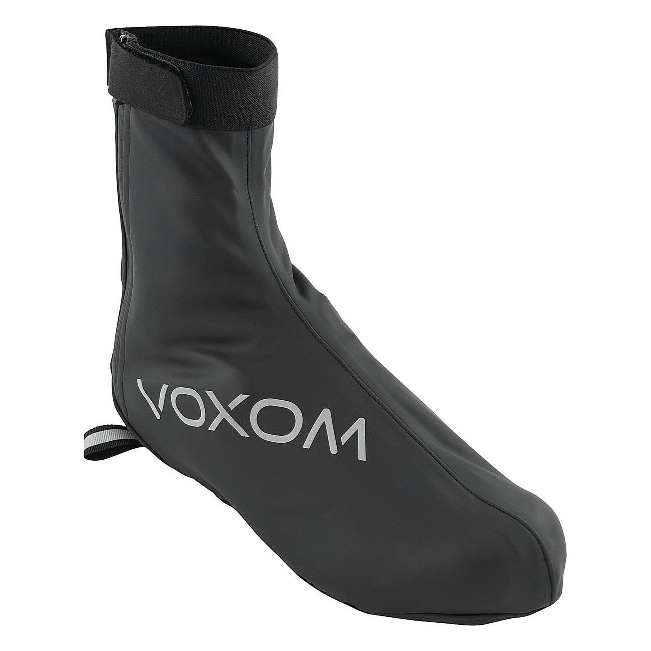 XXXL Bike Shoe Covers in PU with Fleece Lining, Wind and Water Resistant, Black - 2