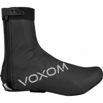 XXXL Bike Shoe Covers in PU with Fleece Lining, Wind and Water Resistant, Black - 3