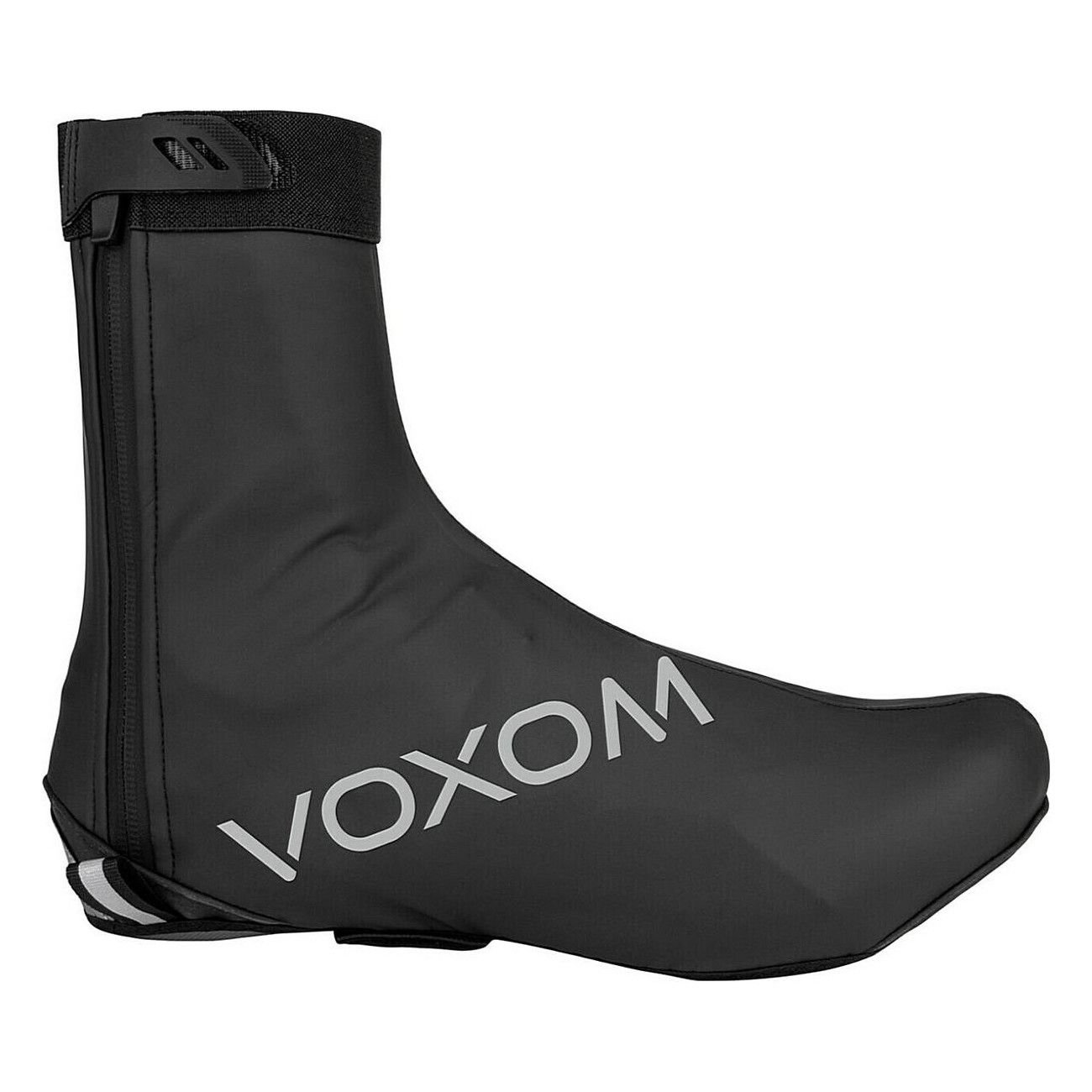 XXXL Bike Shoe Covers in PU with Fleece Lining, Wind and Water Resistant, Black - 3