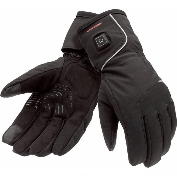 Black Heated Glove Size S, Touchscreen, Waterproof, CE Certified - 1