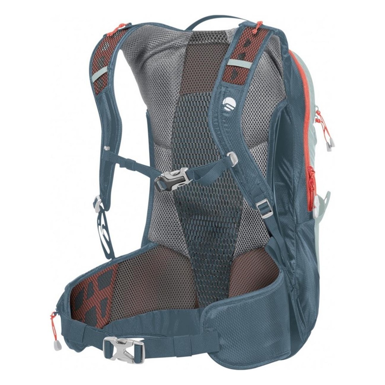 Zephyr 15L Damen Rucksack Blau mit Regenschutz und Stockhalter - 2