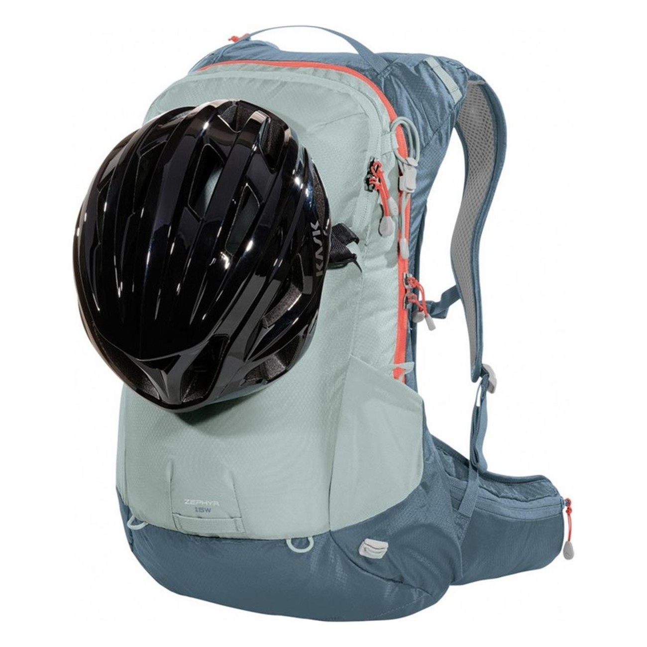 Zephyr 15L Damen Rucksack Blau mit Regenschutz und Stockhalter - 4