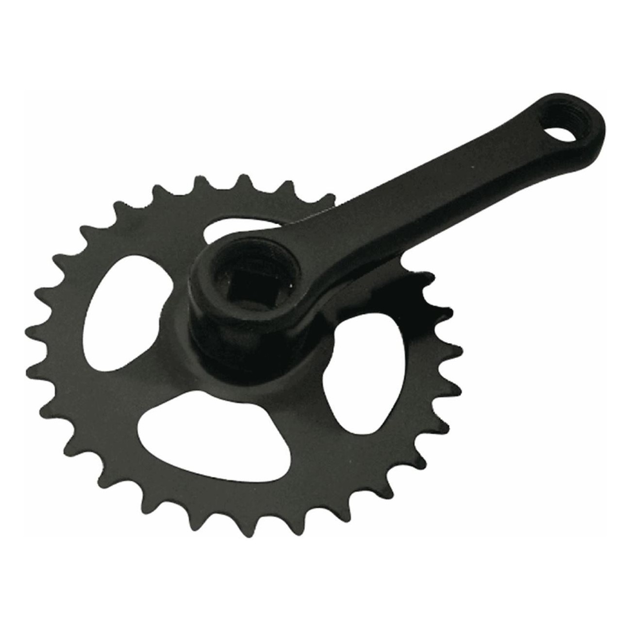 MVTEK Junior 12V Crankset 28 Teeth 102mm Black for Bicycles - 1