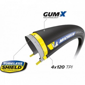 Michelin Power Cup 700x25 Tubeless Ready, Faltbar, Leicht und Zuverlässig - 2