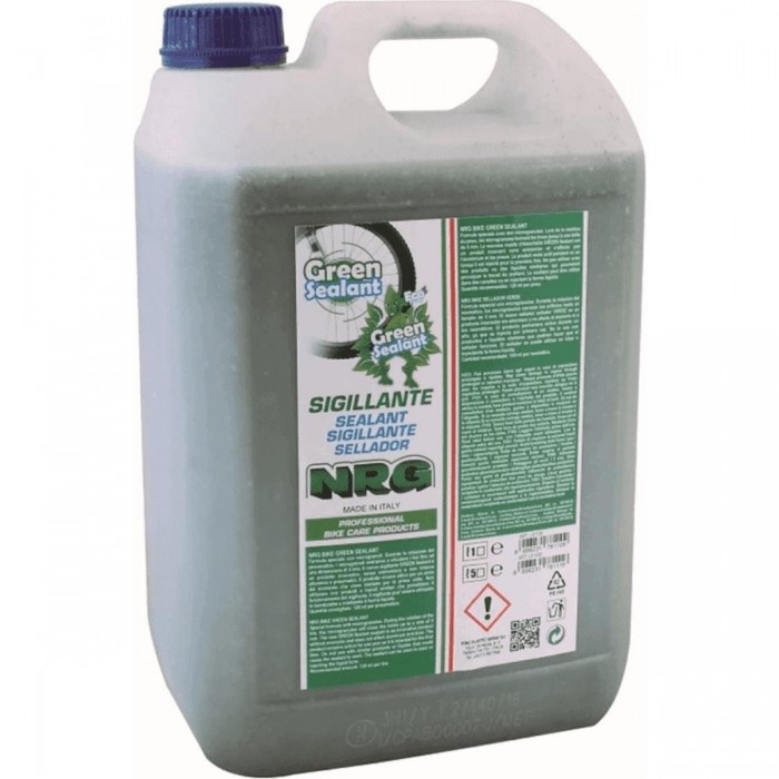 Sigillante Tubeless Green con Microgranuli 5000 ml - Senza Ammoniaca, Sicuro e Duraturo - 1 - Lattice sigillante - 8006231781116