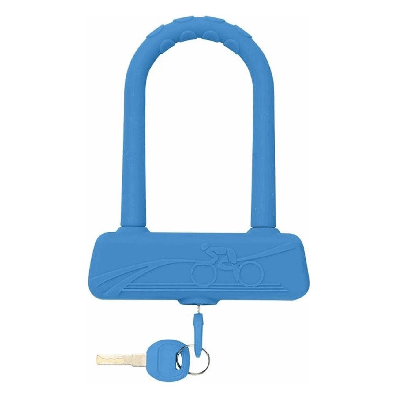 Cadenas à arc 185x130mm avec base 135mm néon bleu - MVTEK - 1