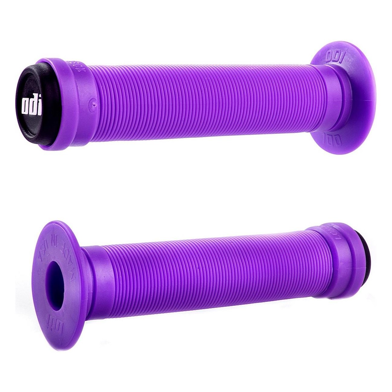 BMX ODI Longneck ST Purple Grips 143mm - Comfort and Durability for Cyclists - 1