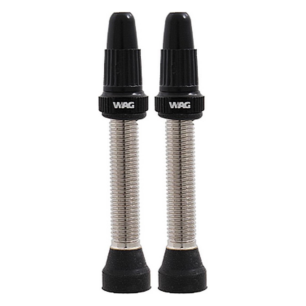 Paar konische 40mm Tubeless-Ventile aus Messing, abnehmbares Design - 1