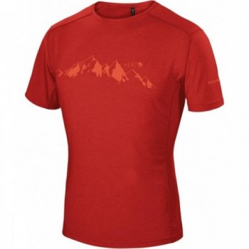 Yoho Men's T-Shirt Dark Red L Quick Dry Lyocell - 1