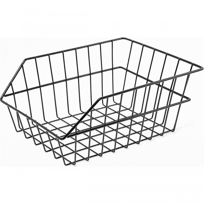 Black Coated Iron Rear Basket for Scooter 30x39x17 cm - 1