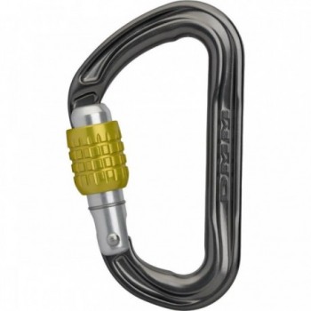 Titanium Phantom Locking Carabiner - Lightweight 42g, 24kN Strength, Titanium Color - 1