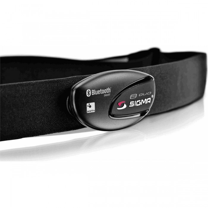 Ceinture Cardio Sigma R1 ANT+/Bluetooth Compatible avec Rox 11 et 4.0 - Noir - 1