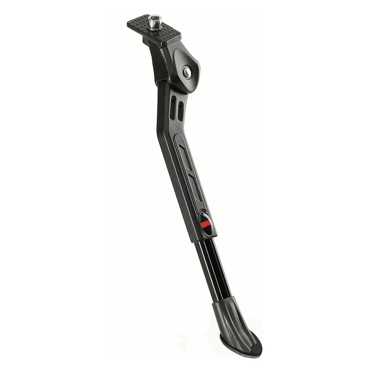 Cavalletto Centrale Regolabile in Alluminio Nero 330mm per E-Bike con Piedino Maggiorato - 1 - Cavalletti - 8005586227768