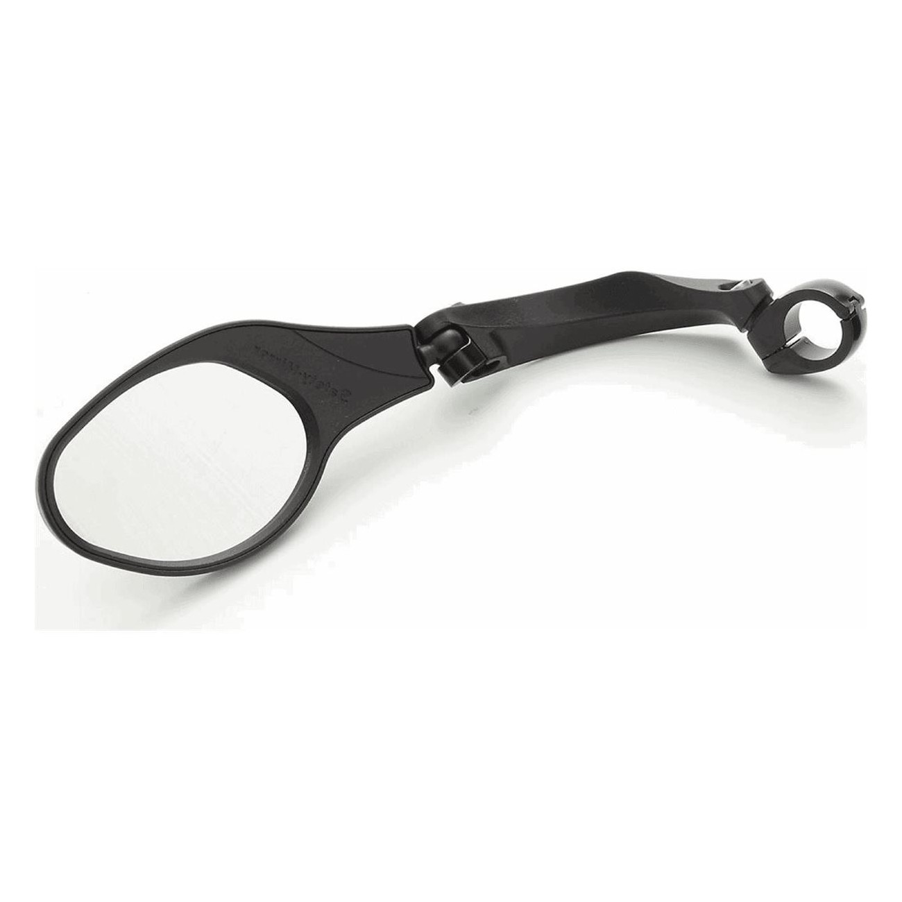 Left Rearview Mirror 85x60mm in Black Aluminum for Bicycle - XON - 1