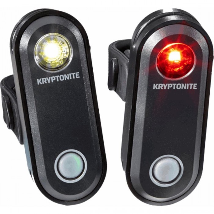 USB Rechargeable Bike Light Set: Front 65lm & Rear 30lm, 5 Functions - 1