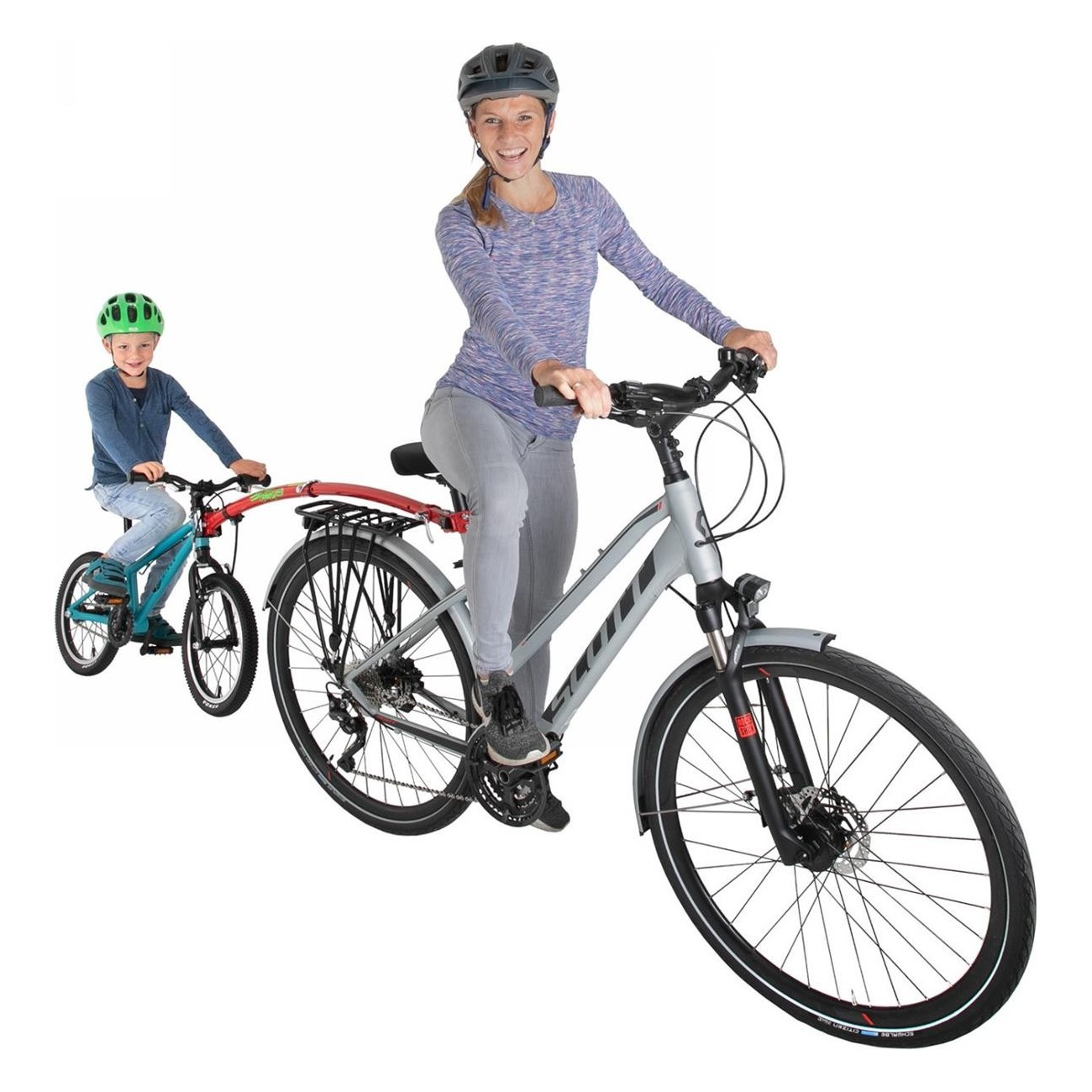 Tandem Trail-Gator Stange Rot im Einzelhandel - 2