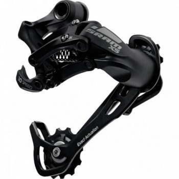 X-5 Rear Derailleur 9/10 Speed, Long Cage in Black Aluminum, Exact Actuation - 1