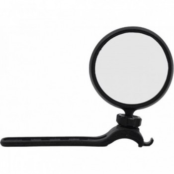 360° Adjustable Bike Mirror with Universal Silicone Handlebar Mount, 60mm - 1