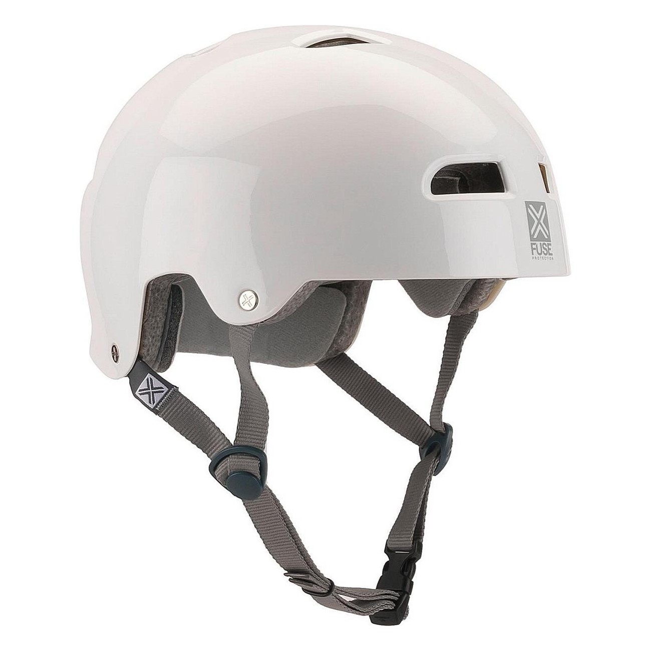 Casco Fuse Alpha Icon Blanco Brillante Talla XS-S - Comodidad y Protección - 1