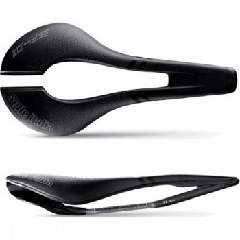 Saddle SP01 Superflow Black 142x288mm L3 with TI 316 Rail, 208g - selleItalia - 1