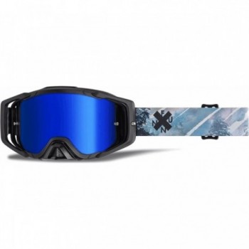 SOLJAM Blue Goggles with Anti-Fog Lenses and 5 FUNN Tear-offs - 1