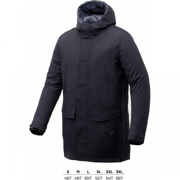 Veste Parka 2en1 Bleu Foncé Taille XL pour Vélo Certifiée CE - 1