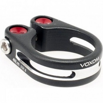 Voxom SAK4 31.8 mm Black CNC Aluminum Seatpost Clamp for Carbon Frames - 1