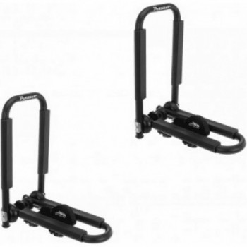 Car Roof Rack for Kayak or Windsurf - 2 Piece Set with 250 kg Straps - 1