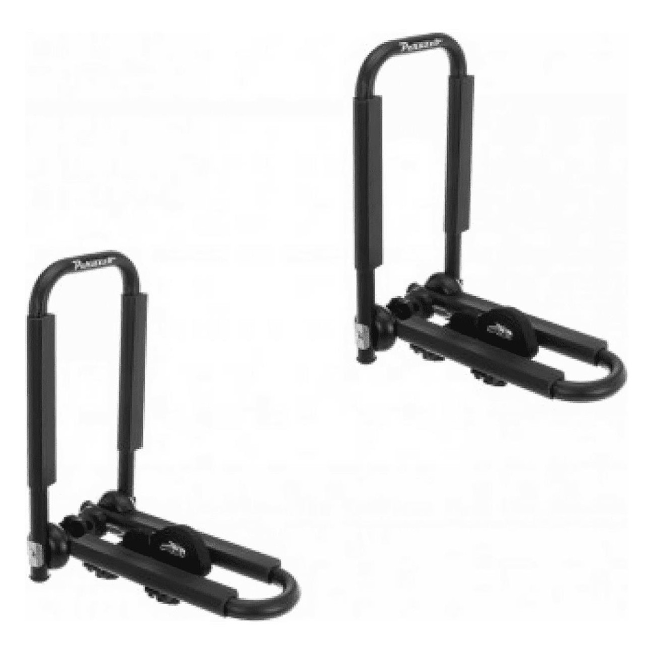 Car Roof Rack for Kayak or Windsurf - 2 Piece Set with 250 kg Straps - 1