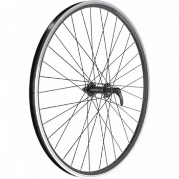 Hinterrad MTB 26' Kauris 7/8V V-Brake aus schwarzem Aluminium - 1