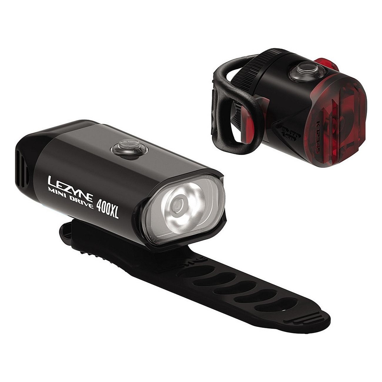 Mini Drive 400 e Femto USB Drive PA: Luci Bicicletta Anteriore e Posteriore, Nero/Nero, 400 Lumen - 1 - Luci - 4712806002503