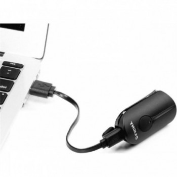 Phare Avant D-Light USB 3W pour Guidons 19-32 mm avec Recharge USB et Modes d'Éclairage - 2