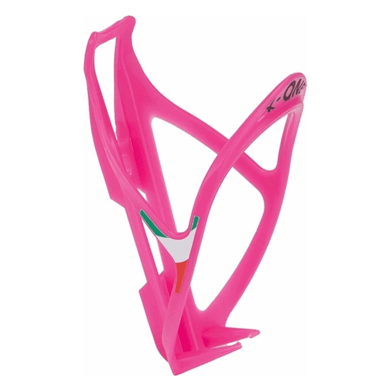 X-One Fluo Fuchsia Nylon Flaschenhalter - Leicht 28g für Radfahrer - 1