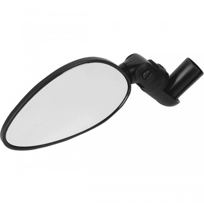 Ambidextrous Bicycle Rearview Mirror, Fits Handlebars 16.5-21 mm, Break-Resistant ABS - 1