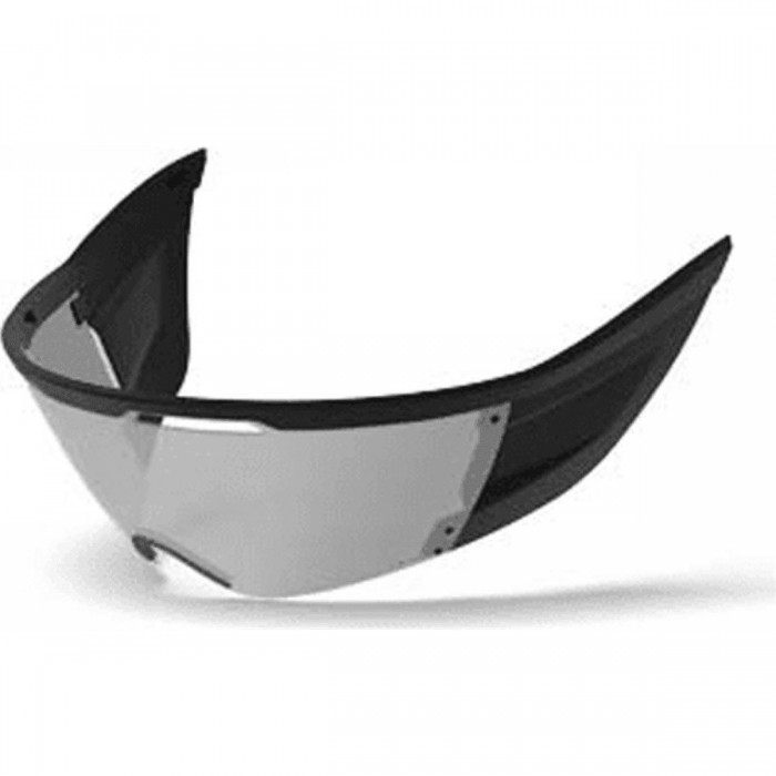 Vanquish Shield Transparent Silver Visor - Stylish and Protective, One Size - 1