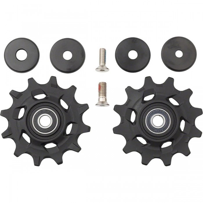 SRAM Rival XPLR AXS Schaltrollen - 12-Zahn-Rollen und Stahl-Schrauben - 1