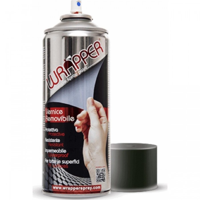 Vernice Spray Removibile Wrapper Grigio Scuro 400ml - Protezione e Impermeabilizzazione per Metalli, Plastica, Alluminio e Altri