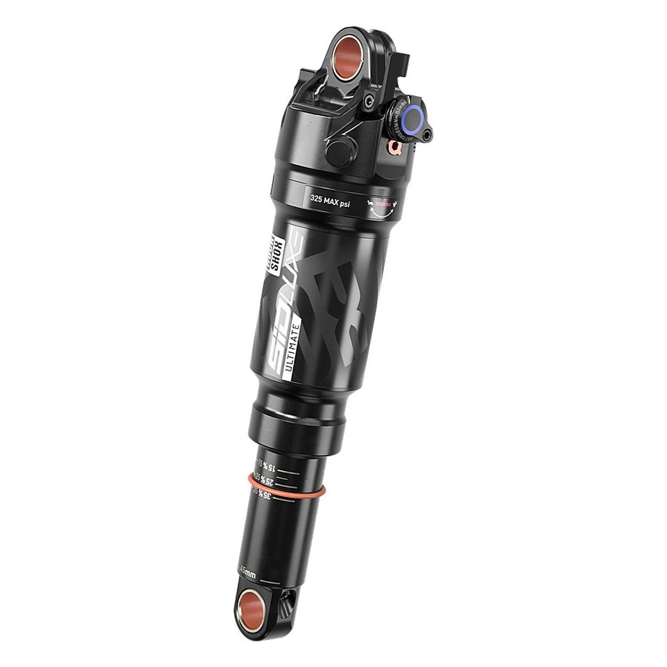 Ammortizzatore Rockshox SIDLuxe Ultimate 2P - Remote Outpull (190x45) Solo Air, Superleggero per XC con Smorzamento a Due Posizi